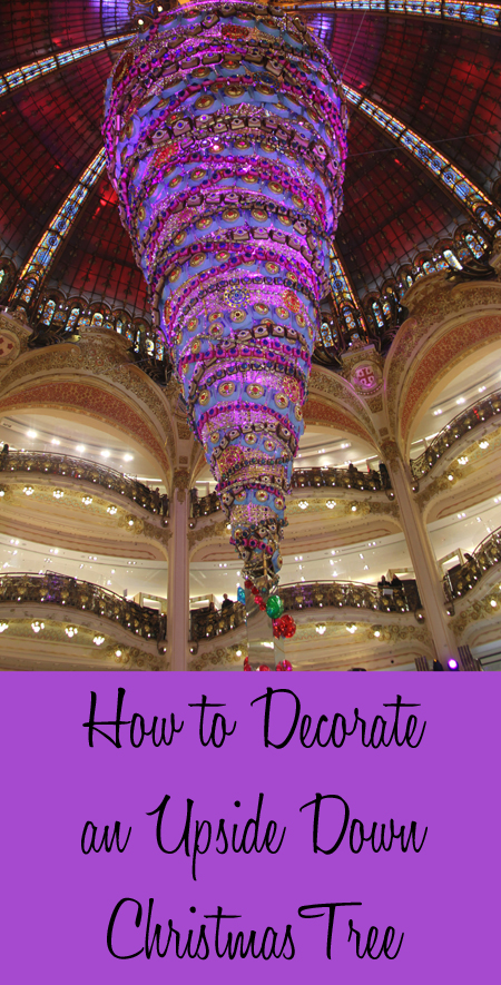 Upside down Christmas tree decorating tips