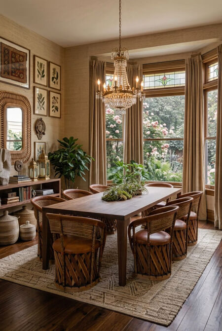 Victorian bohemian dining room