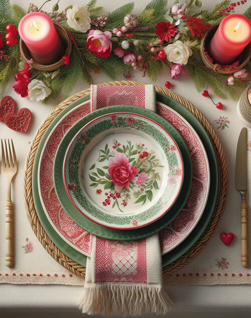 Valentine's Day Tablescape Ideas