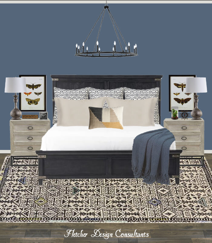  BlackAndWhiteModernFarmhouseBedroom