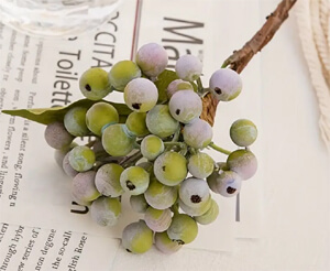 berry greenery for Christmas tree