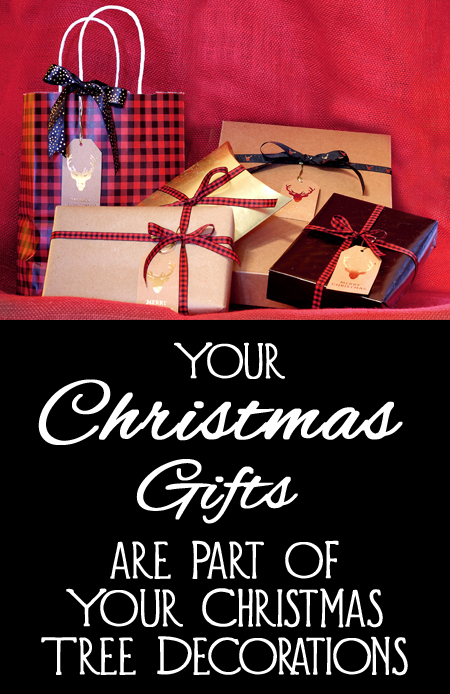 Don't Ignore Your Christmas Gift Wrap - Your Christmas Gifts are Part of Your Christmas Tree Decorations