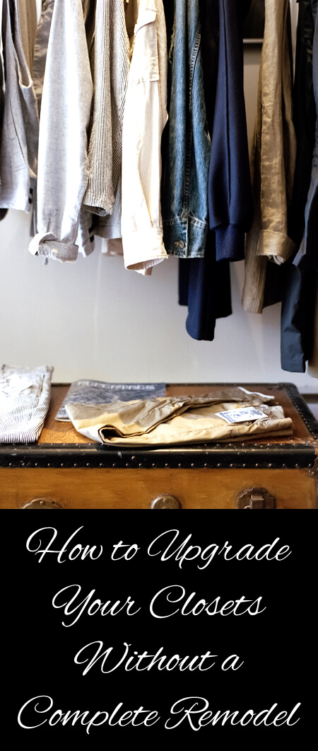 how to upgrade closet 450