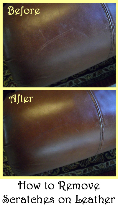 how to restore leather scratches