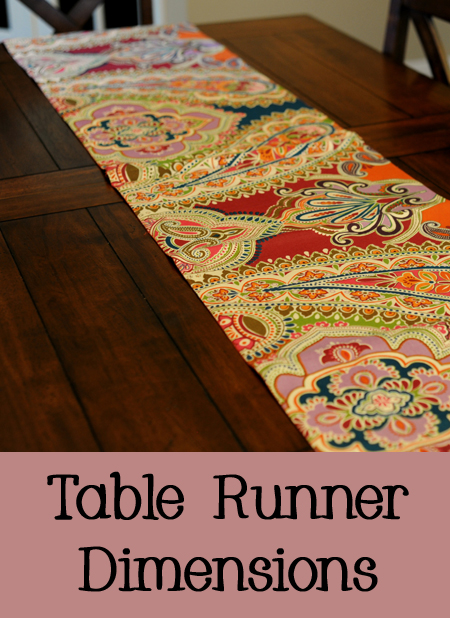 table-runner-dimensions