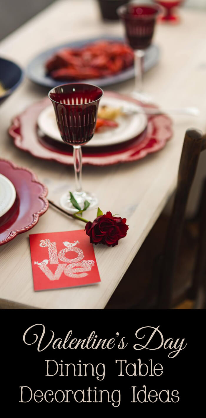 Valentine's Day Dining Table Decorating Ideas